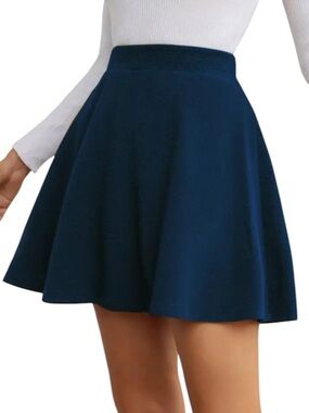 Navy Skater Skirt 💙